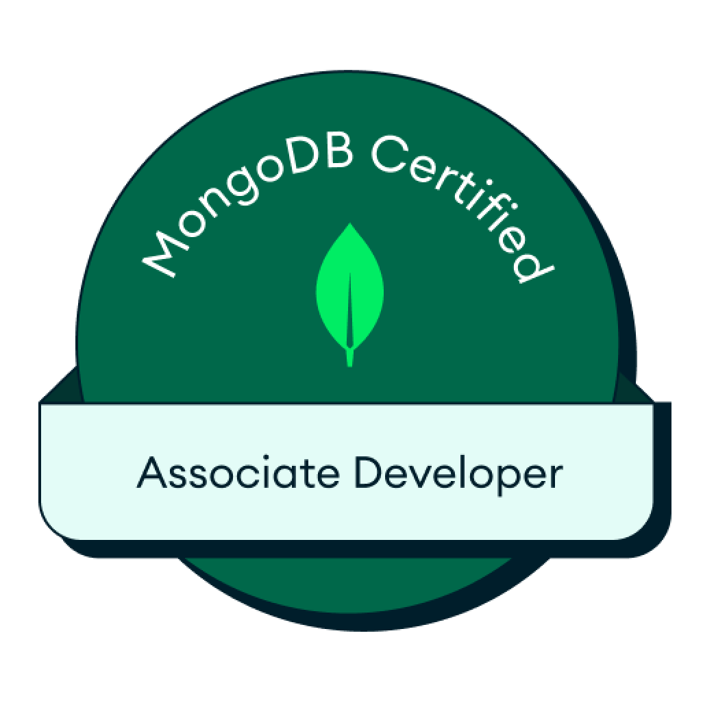 MongoDB Associate Developer Certificate Badge