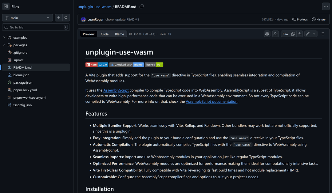 unplugin-use-wasm repository screenshot